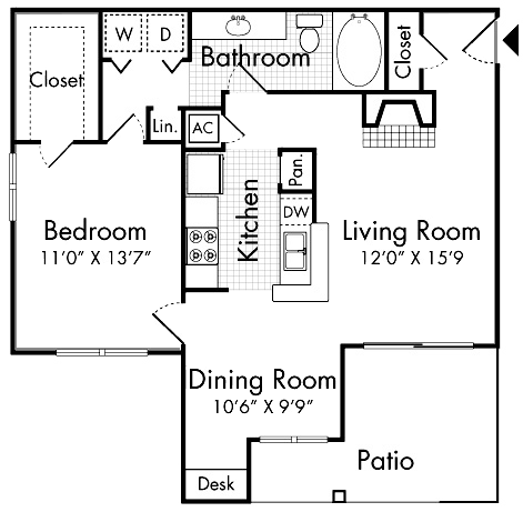 A3 One Bedroom